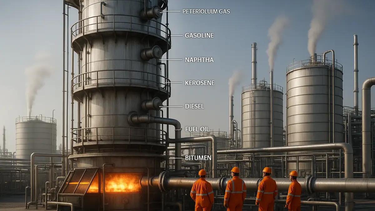 Crude Oil Production Process: Field to Fuel