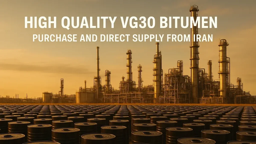 High Quality VG30 Bitumen Purchase and Direct Supply from Iran