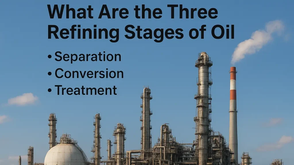 What Are the Three Refining Stages of Oil